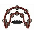 thumbnail image 3 of Instrument-Tambourine-Double Moon W/Double Cymbals-Red, 3 of 3