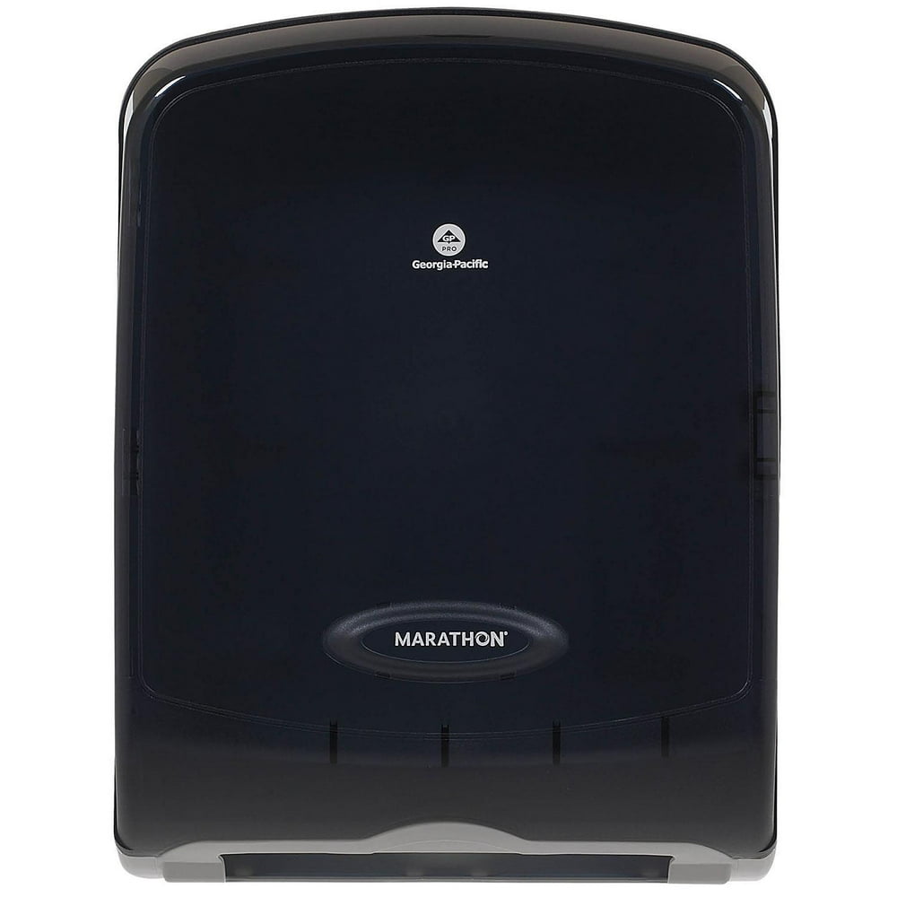 Marathon® Folded Paper Towel Dispenser, Smoke, 12.370” W x 5.120” D x