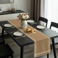 thumbnail image 2 of Pure Khaki Table Runner 72 Inches Long, Simple Solid Color Kitchen Coffee Dining Table Decoration for Home Party Birthday Wedding Home Decor 13x72 Inches, 2 of 8