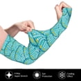 thumbnail image 3 of Bingfone Farmers Gardening Sleeves Sun Protection Arm Cooling Sleeves for Women Men with Thumb Hole - Beautiful Seashells, 3 of 8