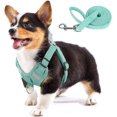 thumbnail image 1 of Arnés para perros de tela de gamuza suave al tacto, chaleco para mascotas, arnés reflectante ajustable que no tira para cachorros, perros pequeños y medianos, 1 of 8