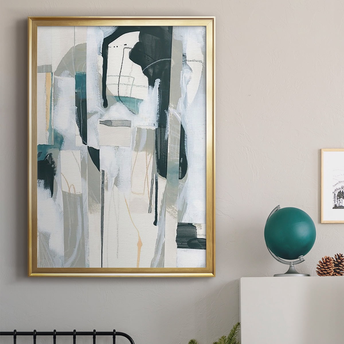 Sea Cavern Strata II Premium Framed Print, in Gold, Black, or Silver - Ready to Hang