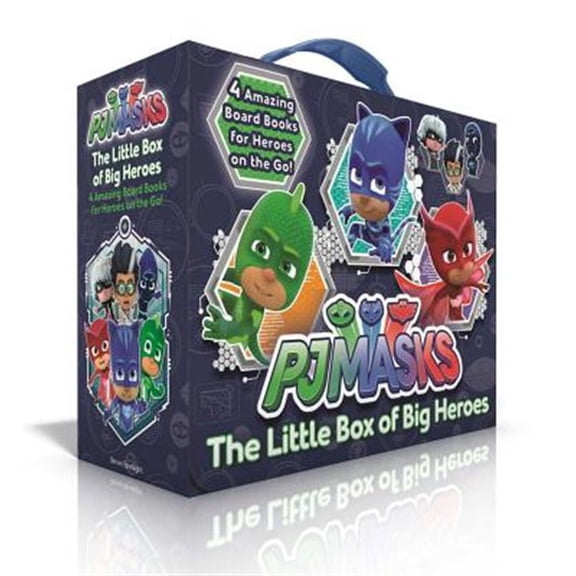 Pre-Owned PJ Masks: The Little Box of Big Heroes (Boxed Set) : PJ Masks Save the Library; Hero School; Super Cat Speed; Race to the Moon! (Board book)