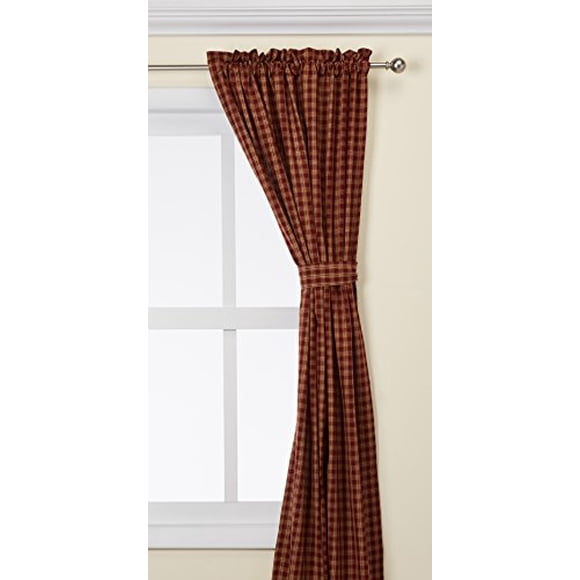 Park Designs Wine Sturbridge Lined Panel 72 X 84
