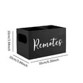 thumbnail image 4 of Organizador De Exhibición De Botellas De Vino De Hierro Para Almacenar Bebidas Para Adultos Y Soporte Para Control Remoto Con Ranuras De Mesa De Madera Retro Para Mesita De Noche De Oficina., 4 of 8