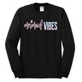 thumbnail image 2 of Mermaid Vibes Cute Shimmer | Mens Fashion Long Sleeve T-Shirt, Black, Small, 2 of 3