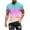 Pink, variant on Jgppe Streetwear T-Shirts for Men Colorful Print Crew Neck Summer Short Sleeve Fashion Tee Tops