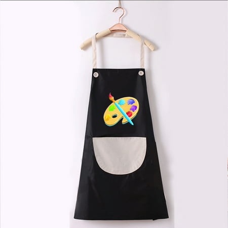 DDWD Children‘s apron logo printing art class studio children‘s painting clothes kindergarten children‘s painting overalls