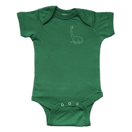 

Inktastic Pocket Dino Roaring Brontosaurus Gift Baby Boy or Baby Girl Bodysuit
