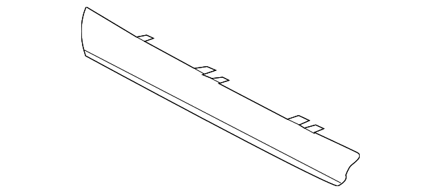 Genuine OE Mercedes-Benz Upper Molding - 166-888-17-85-64
