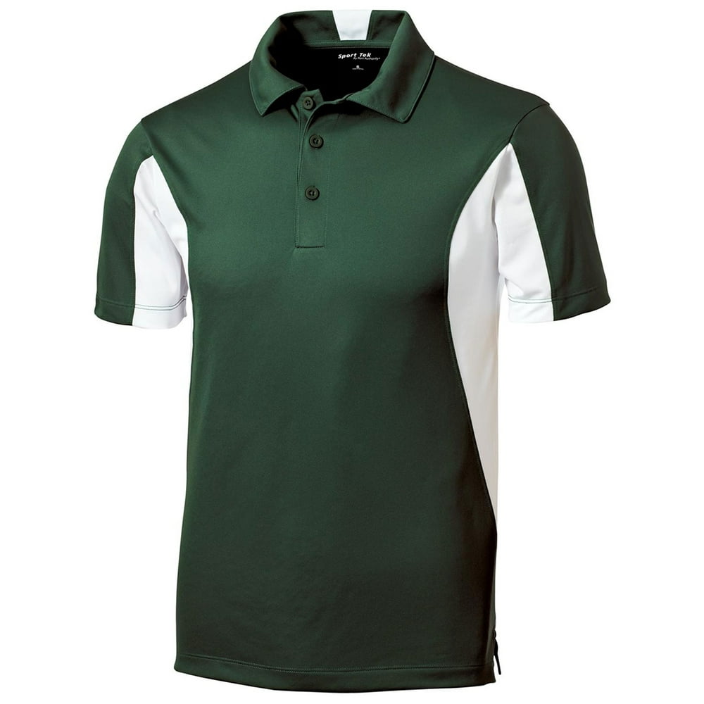 SportTek SportTek Men's Side Block Performance Polo Shirt Walmart