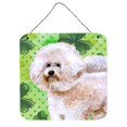 thumbnail image 1 of Bichon Frise No 2 St Patricks Wall or Door Hanging Prints, 1 of 1