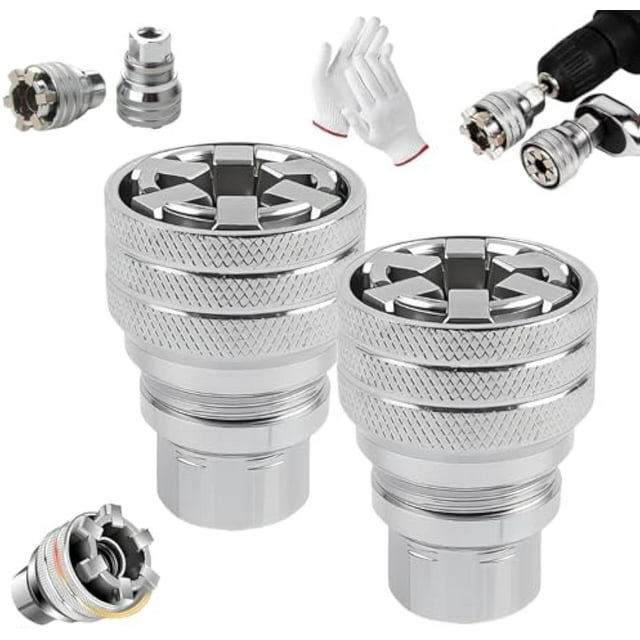 Unassumins Multi-function Universal Socket Wrench Tool - Universal Maintenance Tool, 10-19mm Universal Adjustable Socket Wrench, for 3/8" Drive Ratchet Torque Wrench And Power Drill (1pc*D)