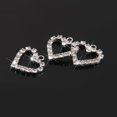 thumbnail image 3 of Segolike 20pcs Rhinestone Crystal Heart Charm Pendants For Necklaces Jewelry, 3 of 8