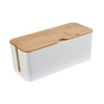 thumbnail image 4 of Siruishop Cable Management Box Cord Organizer,Multifunctional Cable Cord Organizer Hider,Power Strip Box for Phone Office Power Outlets M, 4 of 8