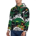 thumbnail image 2 of Bingfone Dinosaur Skeleton Men'S Drawstring Hoodie Long Sleeve Pocket Sweatshirts-Medium, 2 of 9