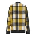 thumbnail image 7 of Shackets for Women 2026 Fashion Flannel Plaid Zip Up Jackets Casual Long Sleeve Baggy Outwear Coat Fall Clothes, 7 of 7