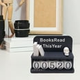 thumbnail image 6 of 1 Pcs Books Read This Year Tracker, Decorative Read Challenge Reading Tracker, 3D Printed Book Tracker Sign, Bookshelf Accessories Library Decor Gift for Librarians, Writers, 6 of 6