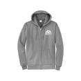 thumbnail image 1 of Gravity Outdoor Co. Zip-Up Hoodie - Athletic Heather - White Logo - Medium, 1 of 2