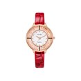 thumbnail image 1 of Reloj de pulsera de cuarzo analógico de cuero dorado cristalino para mujer a la moda Wmkox8yii  gfajkfgbkjabf1641, 1 of 1