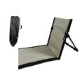 thumbnail image 3 of Silla de piso Strade Fareast Limited con respaldo Silla de camping con bolsa de transporte Caqui 39cmx40cmx38cm, 3 of 8