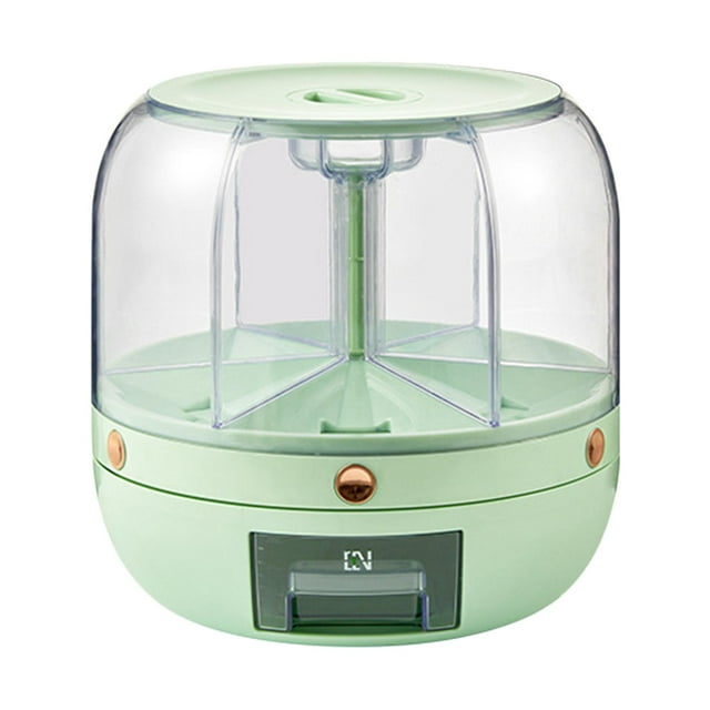 GUOOL Multipurpose Rice Dispenser Food Dispenser Food Canister for Countertop