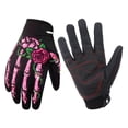 thumbnail image 1 of Eigraketly Guantes de montar en bicicleta de invierno cómodos y cálidos de PU con guantes únicos de motocicleta de invierno guantes de Ciclismo rosa l, 1 of 6