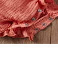 thumbnail image 5 of PENGXIANG Baby Romper Hair Band Set Infant‘s Fly Ruffled Sleeve Jumpsuit, 5 of 5