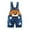 Bleu Foncé, variante sur Combinaison et Salopette pour Garçons - Salopettes en Denim à Bretelles pour Tout-Petits et Bébés - Tenue d'Été Mignonne au Design 3D pour Garçons et Filles