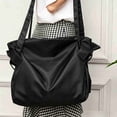 thumbnail image 5 of QISIWOLE Lay-Flat Drawstring Tote, Foldable Drawstring Tote Bag Large Lightweight Shoulder Bag for Daily Use, 5 of 6