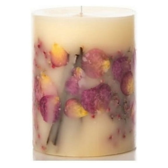 Rosy Rings Apricot Rose Tall Round Scented Candles, 5"