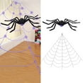 thumbnail image 1 of PENGXIANG Halloween Decorations Spider Web Lights Up LED Lights Spider Webs For Halloween Decoration Party Haunted House Decorations, 1 of 10