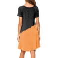 thumbnail image 5 of IROINNID Summer Dresses for Women 2024, Wedding Guest Short Dresses for Women , Round Neck and Short Sleeve Casual Pullover Vacation Dresses, 5 of 6