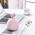 thumbnail image 5 of 200 ml USB Humidificador de aire con forma de conejo, humidificador ultrasónico de vapor frío, adorable minihumidificador de aroma para oficina, hogar, sala de estar, dormitorio, azul, 5 of 5