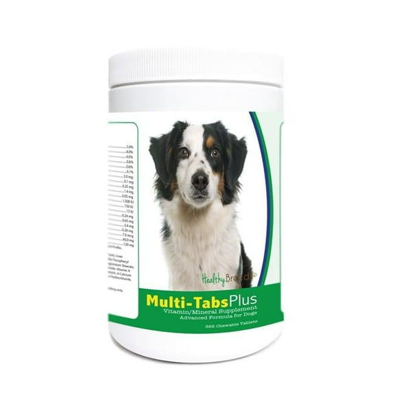Healthy Breeds 840235182092 Miniature American Shepherd Multi-Tabs Plus Chewable Tablets - 365 Count