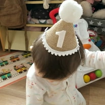 Hat Baby Birthday Party Hat 1st Years Kids Baby Shower Hat Birthday Headband Decoration B,1 x birthday hat