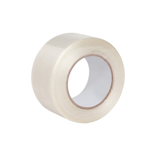 Business Source Filament Tape 60 yd Length x 2' Width - 3' Core - Fiberglass Filament - 1 / Roll - White