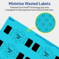 thumbnail image 5 of Avery Printable Wraparound Labels, Bright Blue, 1.5" x 3.5", 400ct, 5 of 11