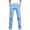 Sky Blue, variant on RKSTN Pants for Men Fall Fashion Trend Micro Elastic Slim Tie Elastic Small Straight Leg Loose Trousers Straight Leg Pants
