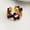 Ginger, variant on Adjustable Small Flower Opening Ring Plastic Ring Finger Jewelry Gift Trendy-Mixcolor-Resizable