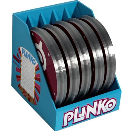 The Price is Right Plinko Chips - Set of 5 with Display Box 5 inches in diameter and are about 3/4 of an inch thick