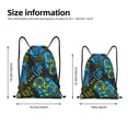 thumbnail image 2 of Xecao Play Game Pattern Sports Drawstring Backpack - String Swim Gym Bag with Wet Proof Pocket for Women&Men-Small, 2 of 6