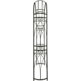 thumbnail image 5 of OUTOUR Stereoscopic Metal Garden Arch Arbor Arbour Archway with Graceful Curve for Climbing Plants Roses Vines, Outdoor Garden Lawn Backyard Patio, Wedding, Black, 5 of 7