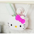 Cartoon Hello Kitty Bathroom Shelf Cute Children's Toothbrush Holder Wall Mounted Toilet ...
