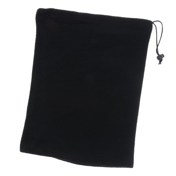 3 in 1 Snood Fleece Thermal Neck Tube Scarf Bandanas Neck Warmer Balaclava Winter Sports Black