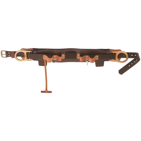 Klein Tools 5268N-22D 22 in. Fixed Style Body Belt - Brown
