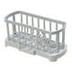 thumbnail image 1 of Organizador de fregadero de plástico ABS duradero con soporte para esponja de drenaje, cepillo para jabón y organizador gris, 1 of 9