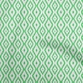 thumbnail image 1 of oneOone Velvet Sea Green Fabric Ikat Fabric For Sewing Printed Craft Fabric By The Yard 58 Inch Wide, 1 of 1