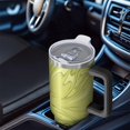 thumbnail image 6 of 40oz Tumbler with Handle and Straw, Vacuum Insulated Stainless Steel Travel Mug, Fits Car Cup Holder, Liquid & Marble Print, 6 of 6