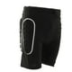 thumbnail image 3 of Pantalones cortos con protección para la cadera para esquiar, pantalones cortos con protección para la cadera para esquiar y snowboard, color negro plateado, rendimiento de primer nivel, 3 of 8